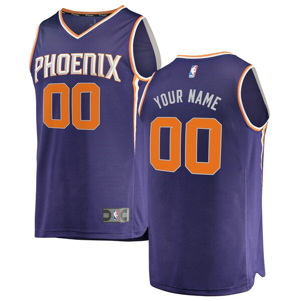 Maillot nba Phoenix Suns Icon Edition Homme Custom 0 Pourpre